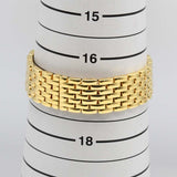腕時計 稼働 Cartier カルティエ リュバン クォーツ 18K 96.3g シルバー色系文字盤 2026.6電池交換済 H23627