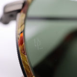 レイバン Ray Ban サングラス w1677 USA ラウンド 度なし ヴィンテージ OLD RAY BAN マーブル模様 M3416
