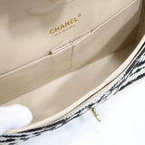 CHANEL シャネル ココセーラー マトラッセ 19番台 ボーダー ショルダーバッグ Wフラップ パールストラップ・袋有 H15814