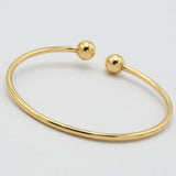 TIFFANY＆Co. ティファニー ボールワイヤー バングル ブレス 750 ゴールド 約6.8g 16cm アクセサリー H21851