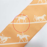 HERMES エルメス ツイリー Les Allures レ・アリュール スカーフ シルク100 オレンジ H24207