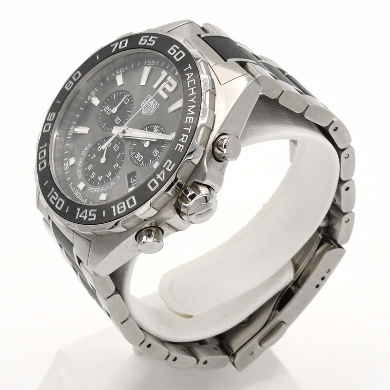 腕時計 稼働 TAG HEUER タグ・ホイヤー CAZ1011 フォーミュラ1 クォーツ グレー色文字盤 25s338-1