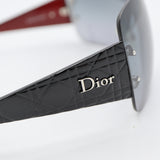Christian Dior ディオール サングラス DIOR LADY LADY3MGUO1A2BHL 度なし 眼鏡 メガネ ブラック×レッド系 レディース 25k1116-1