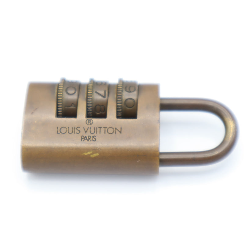 LOUIS VUITTON ルイ ヴィトン LV パドロック カデナ 南京錠 ダイヤル式 鍵 アクセサリー 46.5g k336