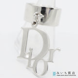 Christian Dior ディオール リング 指輪 チャーム ロゴ サイズ6 約10.5号 アクセサリー シルバー色 保管袋有 H20377
