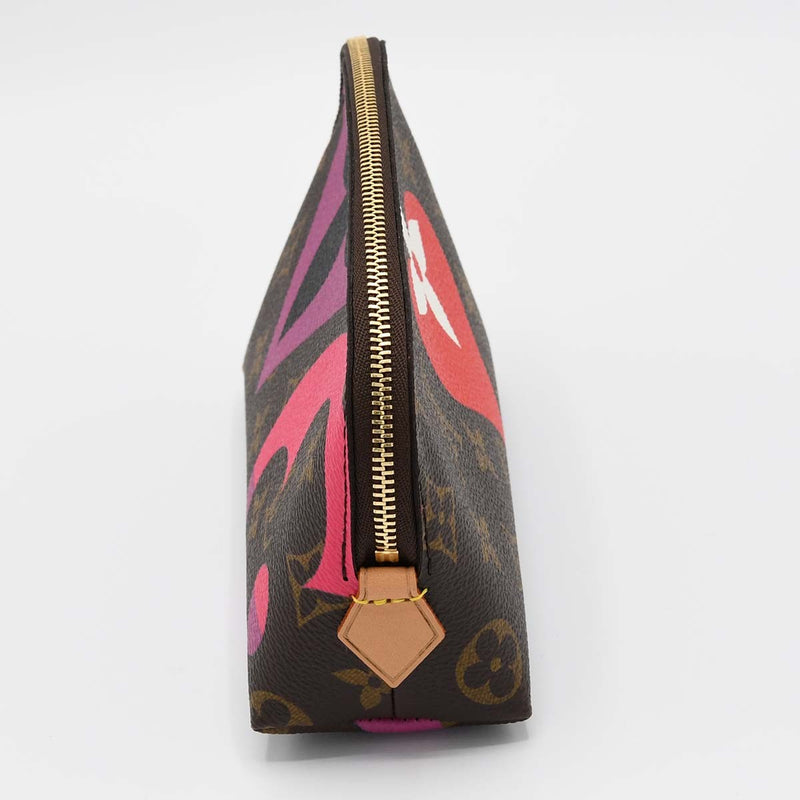 美品 LOUIS VUITTON ルイヴィトン LV M80283 ゲームオンモノグラム ポシェットスメティック ポーチ ブラウン系 H18963