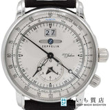 未使用 腕時計 ZEPPELIN ツェッペリン 7640-1 100周年記念 クォーツ スモセコ シルバー色文字盤 箱保 25s1064-1