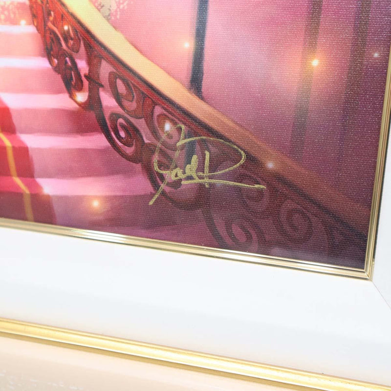 絵画 JOEL PAYNE ジョエル・ぺイネ 美女と野獣 LET'S DANCE Disney ディズニー アールビバン 保証書 25s275-1