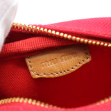 miumiu ミュウミュウ ポーチ 小物入れ 化粧ポーチ レッド 赤色 H21179