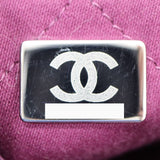 未使用 CHANEL シャネル CHANEL22 ミニ メタリック チェーンショルダー ショルダーバッグ 鞄 パープル系 保管袋 25k642-1