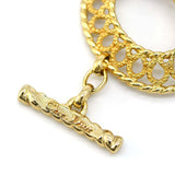 Christian Dior ブレスレット クリスチャン ディオール ゴールド色 バングル ヴィンテージ 19k182−267
