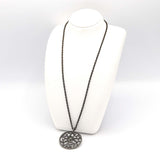 FOXEY フォクシー ネックレス Crystal Moon クリスタルムーン アクセサリー グレー 21.3g H21006