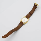 稼働 腕時計 LONGINES ロンジン 7172 クォーツ ラウンド 白色文字盤 レディース H9107