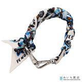 FENDI フェンディ ストラップ ハンドバッグ 服飾小物 ブルー系 保管袋 H460