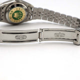 稼働 腕時計 ROLEX ロレックス デイトジャスト 69174G F番 SS×WG 自動巻き 10Pダイヤ 箱あり レディース ko233