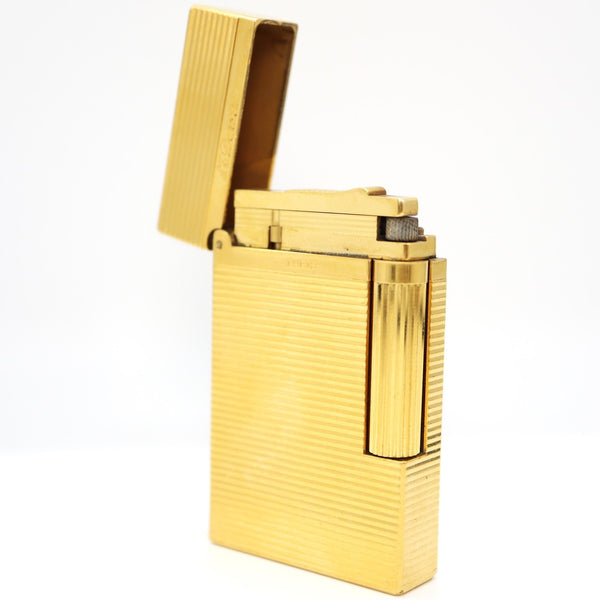 着火未確認 S.T.Dupont デュポン LINE2 ライター ライン2 ゴールド色 喫煙具 24k164-1