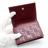 GUCCI グッチ カードケース 二つ折り GGシャドウ ロッソアンコラ ウォレット ミニウォレット 財布 795044 レッド系 25k1084-2