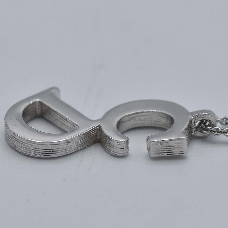 Christian Dior ディオール ネックレス CDロゴ シルバーカラー 約3.9g アクセサリー 箱 H9283
