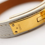 HERMES エルメス ブレスレット ケリーブレス □L刻印 Sサイズ ホワイトカラー 箱 H24588