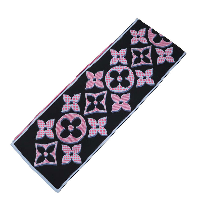 LOUIS VUITTON ルイヴィトン LV マフラー M73895 エシャルプ・ジャイアントポップ ウール100％ リバーシブル 箱有 M4393