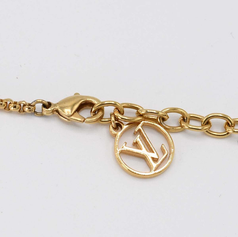 LOUIS VUITTON LV ルイヴィトン ネックレス M00759 コリエ ルイーズ バイ ナイト 8.5g ゴールドカラー アクセサリー M4002