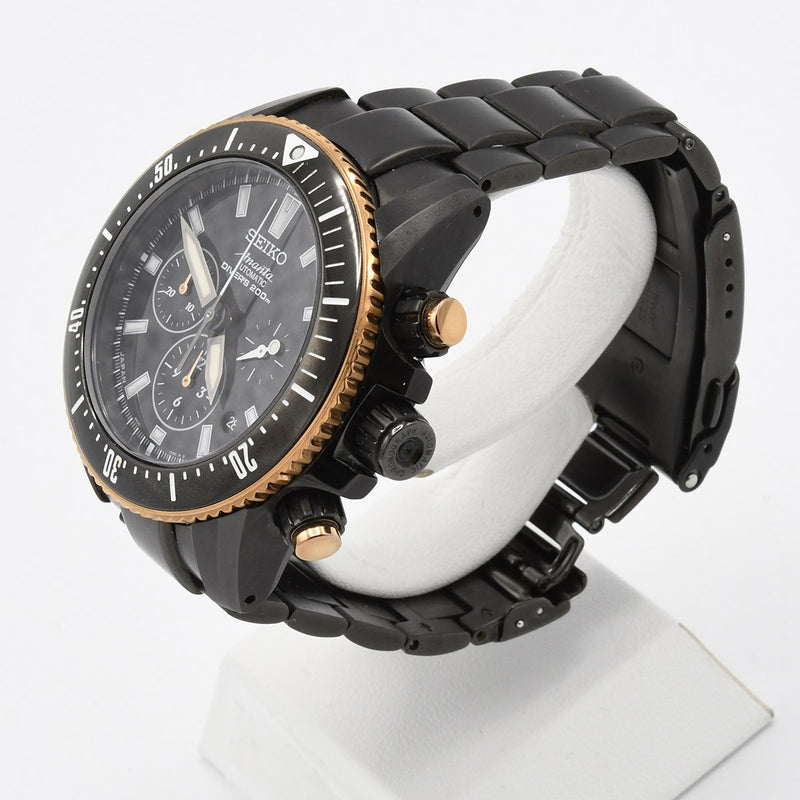 稼働 腕時計 SEIKO セイコー Ananta アナンタ 8R39-00B0 200m防水 クロノグラフ 自動巻き 箱・ケース有 メンズ M4461