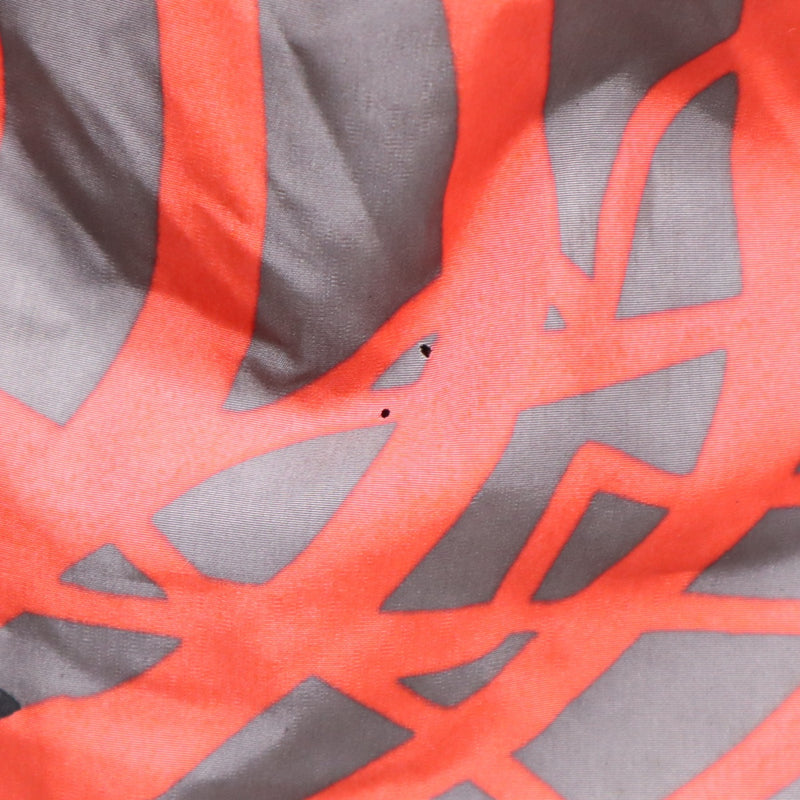 PRADA プラダ トートバッグ ナイロン 総柄 三角ロゴ レッド グレー 鞄 H18173