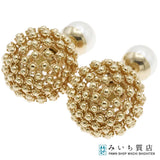 Christian Dior ディオール ピアス トライバル 約13g ゴールドカラー アクセサリー 箱 袋 H24512