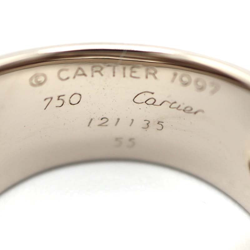 仕上げ済み Cartier カルティエ ヌーベル ホワイト 750 箱 総重量：約16.0g サイズ：約15号 アクセサリー M1921