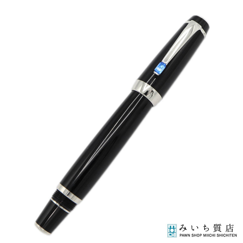 MONTBLANC モンブラン ボールペン BOHEME ボエム キャップ式 筆記用具 シルバー色×ブラック 筆記未確認 H19974