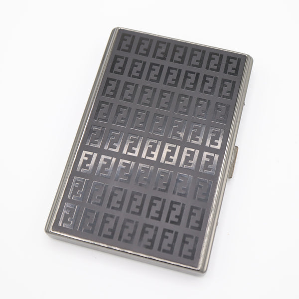 FENDI フェンディ ハードケース ズッカ柄 シガレットケース カードケース ブラックカラー 小物 M3997