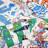 未使用 HERMES エルメス カレ70 エルメスの叙事詩 デタイユ L'Epopee d'Hermes Detail シルク100 マルチカラー 箱有 H19252