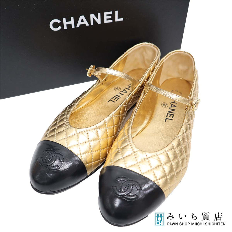 シャネル フラットシュ-ズ CHANEL シャネル フラットシューズ｜ハイブランド中古販売 Brocant