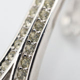 Christian Dior ディオール イヤリング ラインストーン シルバーカラー アクセサリー H6419
