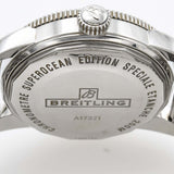腕時計 稼働 BREITLING ブライトリング 自動巻き スーパーオーシャンヘリテージ42 A17321 黒色文字盤 箱保コマ yo1451
