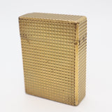S.T. Dupont デュポン LINE1S ライン1S ショート ガスライター ゴールドカラー ローラー式 着火未確認 H6813