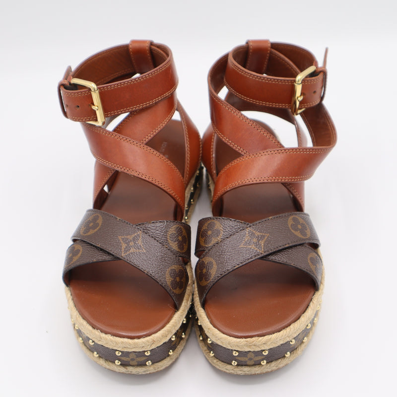 LOUIS VUITTON LV ルイヴィトン サンダル バウンダリー サイズ36 約23cm 靴 レディース k1261