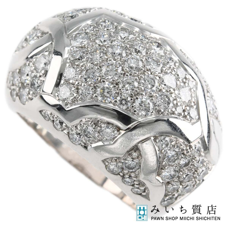 仕上済 CHANEL シャネル リング 10号 カメリア ドーム #50 7L1336 750 D 18.2g ジュエリー H17479