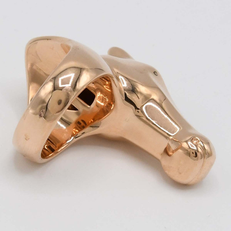 仕上げ済 HERMES エルメス リング ギャロップ #53 12号 750 ダイヤ 約31.5g アクセサリー k1079