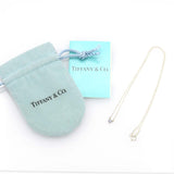 Tiffany & Co. ティファニー バイザヤード ネックレス 約1.7g シルバー 925 青石 アクセサリー レディース 袋あり H6937