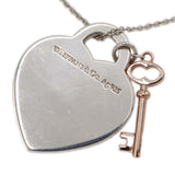 TIFFANY＆Co. ティファニー ネックレス リターントゥ  ハートタグ キー 925 シルバー メタル 約7.1g アクセサリー レディース H16833