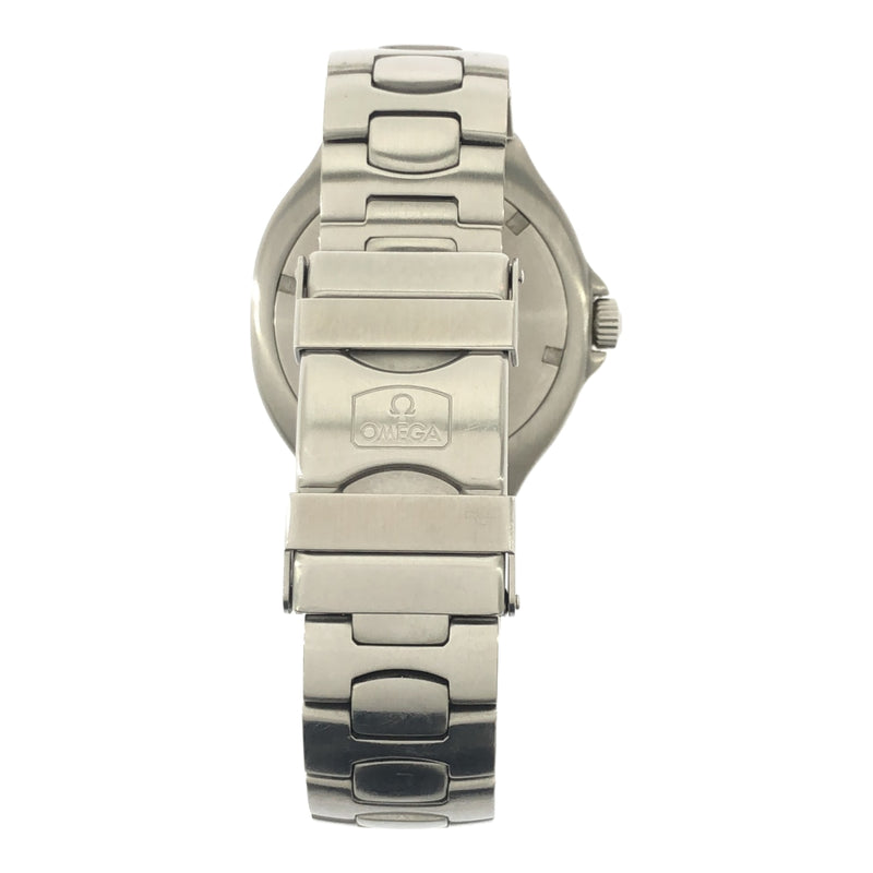 稼働 腕時計 OMEGA オメガ Seamaster シーマスター デイト 396.1062 cal.1438 黒色文字盤 2025年4月電池交換済 H18547