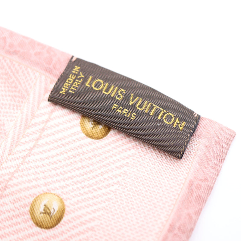 LOUIS VUITTON LV ルイヴィトン バンドー ツイリー M72339 ニューデニム ローズクレール モノグラム 服飾小物 H20998