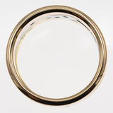 仕上済 GEORG JENSEN ジョージジェンセン フュージョンリング 指輪 #55 750 D入り 約15~15.5号 約17.5g ジュエリー eco358