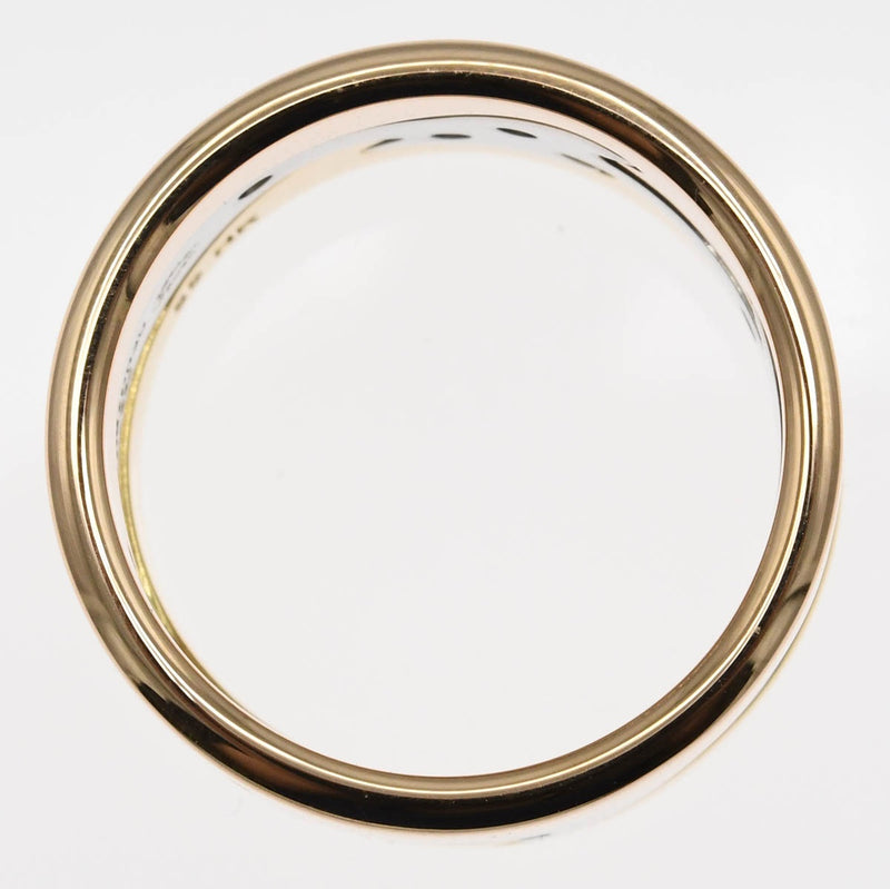 仕上済 GEORG JENSEN ジョージジェンセン フュージョンリング 指輪 #55 750 D入り 約15~15.5号 約17.5g ジュエリー eco358