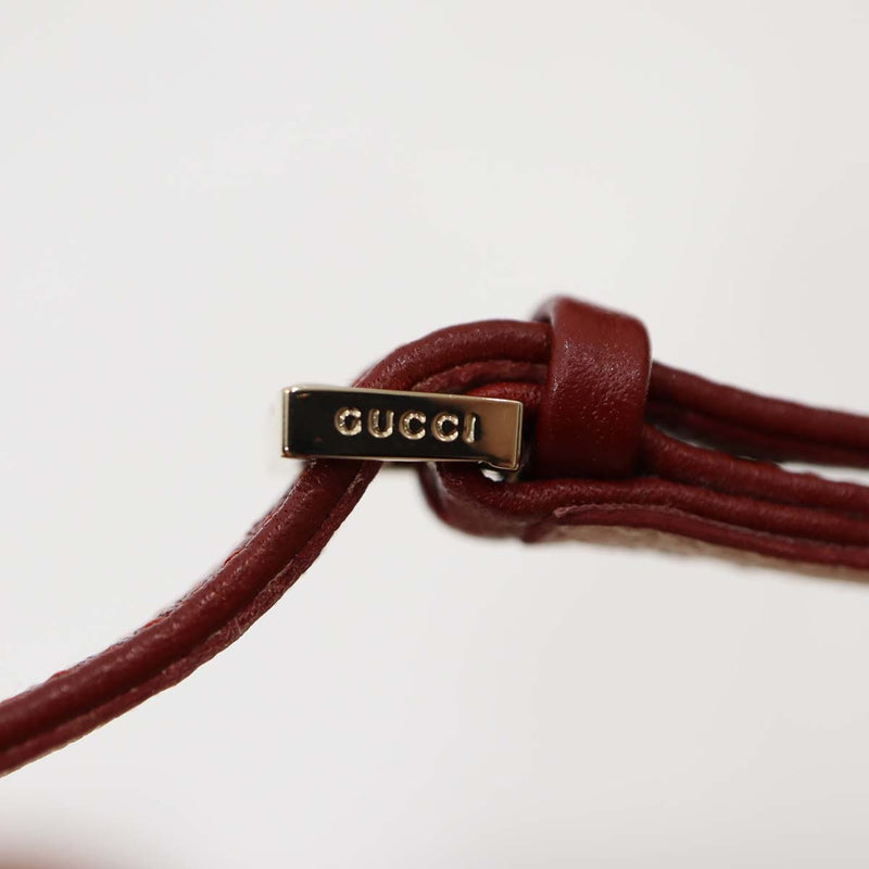 GUCCI グッチ ホースビット レザー ストラップ サンダル ミュール 赤 サイズ36 1/2 23.5cm 箱有 H8910