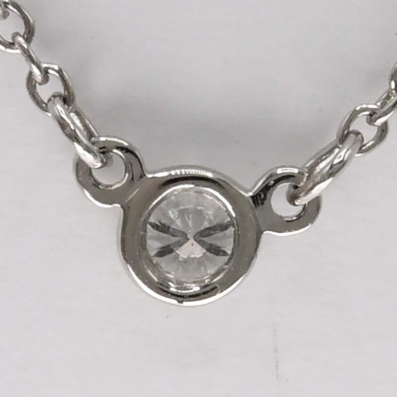 TIFFANY&Co. ティファニー バイザヤード PT950 プラチナ 1P ダイヤ 約2.4g 約3.4mm アクセサリー H2294