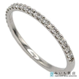 仕上げ済 STAR JEWELRY スタージュエリー リング ダイヤ 8号 pt950 D0.15 約1.5g ジュエリー ◆ 30k54-357