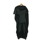 ISSEY MIYAKE イッセイミヤケ ワンピース アシンメトリー プリーツ 黒 服 レディース H18597