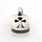 CHROME HEARTS クロムハーツ タイニーカットアウトクロス ドッグタグ 925 ネックレストップ インボイスあり 22s756-5-1